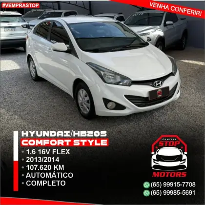 HYUNDAI HB20S 1.6 COMFORT STYLE 16V FLEX 4P AUTOMÁTICO