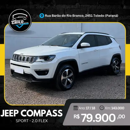 JEEP COMPASS 2.0 16V FLEX SPORT AUTOMÁTICO