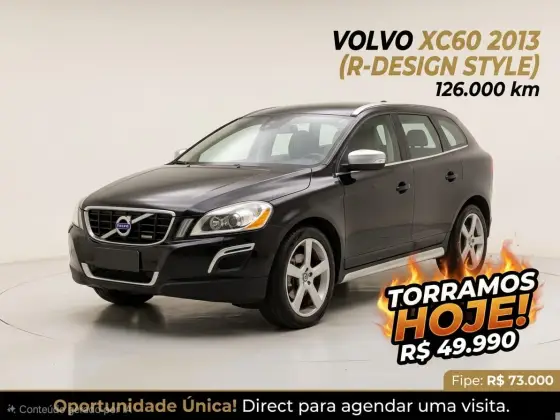 VOLVO XC60 2.0 T5 R DESIGN TURBO GASOLINA 4P AUTOMÁTICO