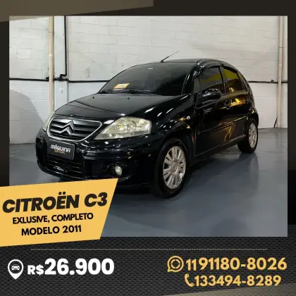 CITROËN C3 1.4 I EXCLUSIVE 8V FLEX 4P MANUAL