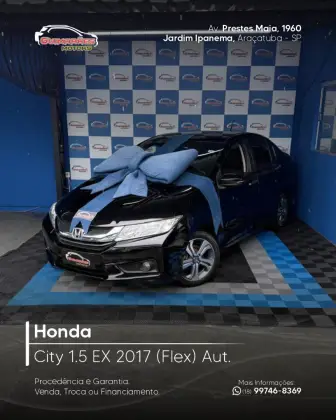 HONDA CITY 1.5 EX 16V FLEX 4P AUTOMÁTICO