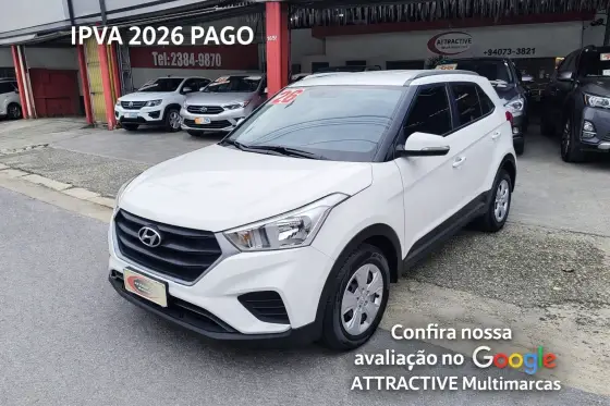 HYUNDAI CRETA 1.6 16V FLEX ATTITUDE AUTOMÁTICO HYUNDAI CRETA 1.6 16V FLEX ATTITUDE AUTOMÁTICO