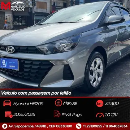 HYUNDAI HB20S 1.0 12V FLEX COMFORT PLUS MANUAL