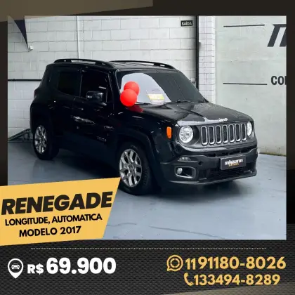 JEEP RENEGADE 1.8 16V FLEX LONGITUDE 4P AUTOMÁTICO
