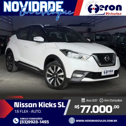 NISSAN KICKS 1.6 16V FLEXSTART SL 4P XTRONIC