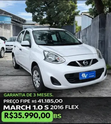 NISSAN MARCH 1.0 S 12V FLEX 4P MANUAL