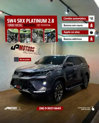 TOYOTA HILUX SW4 2.8 D-4D TURBO DIESEL SRX PLATINUM 7L 4X4 AUTOMÁTICO