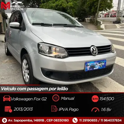 VOLKSWAGEN FOX 1.6 MI 8V FLEX 4P MANUAL