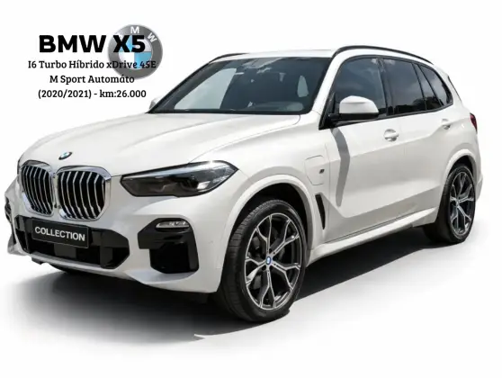 BMW X5 3.0 I6 TURBO HÍBRIDO XDRIVE45E M SPORT AUTOMÁTICO