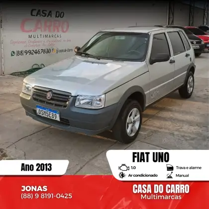 FIAT UNO 1.0 MPI MILLE FIRE ECONOMY 8V FLEX 2P MANUAL