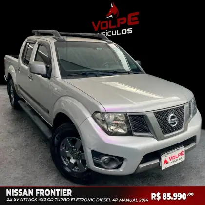 NISSAN FRONTIER 2.5 SV ATTACK 4X2 CD TURBO ELETRONIC DIESEL 4P MANUAL