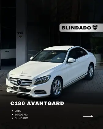 MERCEDES-BENZ C 180 1.6 CGI AVANTGARDE 16V TURBO GASOLINA 4P AUTOMÁTICO MERCEDES-BENZ C 180 1.6 CGI AVANTGARDE 16V TURBO GASOLINA 4P AUTOMÁTICO