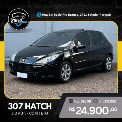 PEUGEOT 307 2.0 FELINE 16V FLEX 4P AUTOMÁTICO