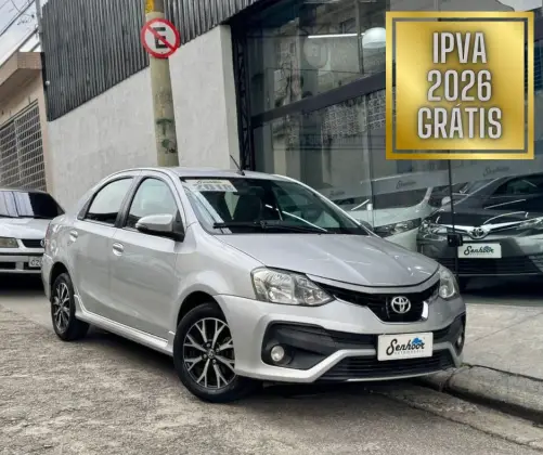 TOYOTA ETIOS 1.5 PLATINUM SEDAN 16V FLEX 4P AUTOMÁTICO