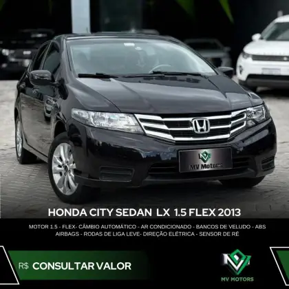 HONDA CITY 1.5 LX 16V FLEX 4P AUTOMÁTICO HONDA CITY 1.5 LX 16V FLEX 4P AUTOMÁTICO