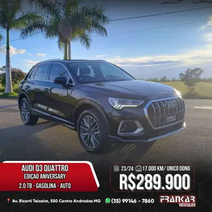 AUDI Q3 2.0 40 TFSI GASOLINA ANNIVERSARY EDITION QUATTRO TIPTRONIC AUDI Q3 2.0 40 TFSI GASOLINA ANNIVERSARY EDITION QUATTRO TIPTRONIC