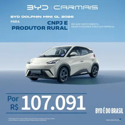 BYD DOLPHIN MINI 38 KW ELÉTRICO GS