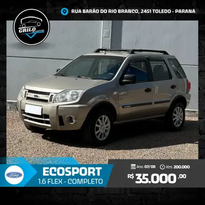 FORD ECOSPORT 1.6 XL 8V FLEX 4P MANUAL