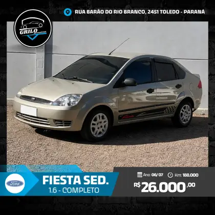 FORD FIESTA 1.6 MPI FIRST SEDAN 8V FLEX 4P MANUAL