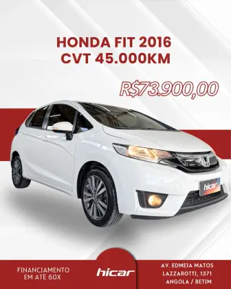 HONDA FIT 1.5 EX 16V FLEX 4P AUTOMÁTICO HONDA FIT 1.5 EX 16V FLEX 4P AUTOMÁTICO