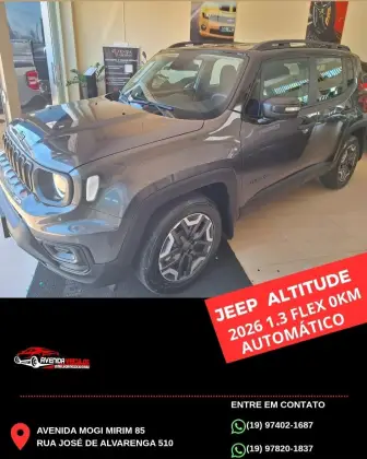 JEEP RENEGADE 1.3 T270 TURBO FLEX ALTITUDE AT6 JEEP RENEGADE 1.3 T270 TURBO FLEX ALTITUDE AT6