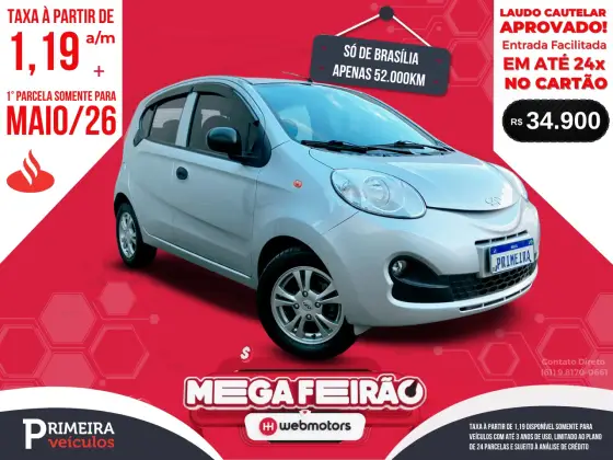 CAOA CHERY QQ 1.0 MPFI ACT 12V FLEX 4P MANUAL