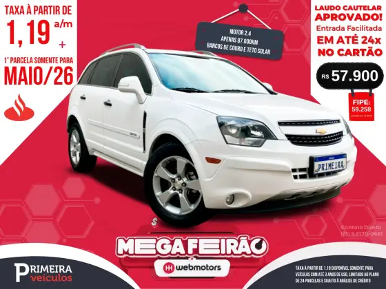 CHEVROLET CAPTIVA 2.4 SIDI 16V GASOLINA 4P AUTOMÁTICO