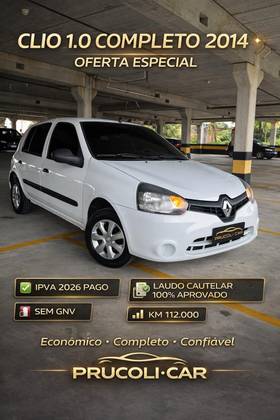 RENAULT CLIO 1.0 EXPRESSION 16V FLEX 4P MANUAL