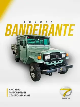 TOYOTA BANDEIRANTE 4.0 OJ50LV-B 4X4 CHASSI LONGO DIESEL 2P MANUAL
