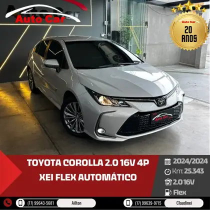 TOYOTA COROLLA 2.0 VVT-IE FLEX XEI DIRECT SHIFT