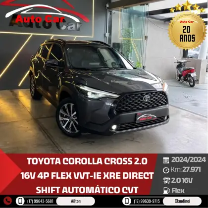 TOYOTA COROLLA CROSS 2.0 VVT-IE FLEX XRE DIRECT SHIFT