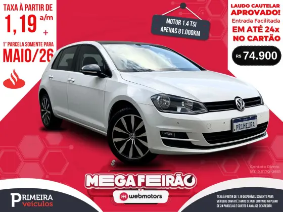 VOLKSWAGEN GOLF 1.4 TSI COMFORTLINE 16V GASOLINA 4P AUTOMÁTICO
