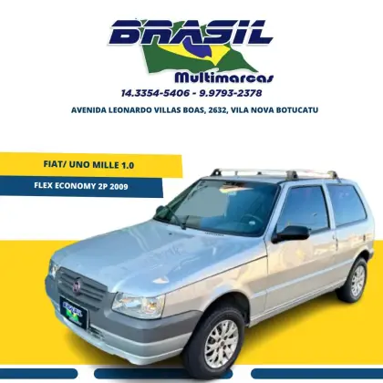 FIAT UNO 1.0 MPI MILLE FIRE ECONOMY 8V FLEX 2P MANUAL