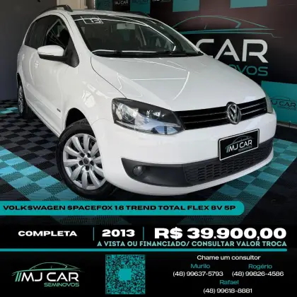 VOLKSWAGEN SPACEFOX 1.6 MI TREND 8V FLEX 4P MANUAL