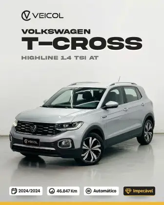 VOLKSWAGEN T-CROSS 1.4 250 TSI TOTAL FLEX HIGHLINE AUTOMÁTICO