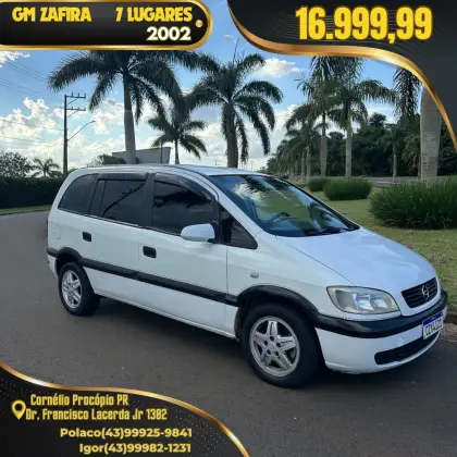 CHEVROLET ZAFIRA 2.0 MPFI 8V GASOLINA 4P MANUAL