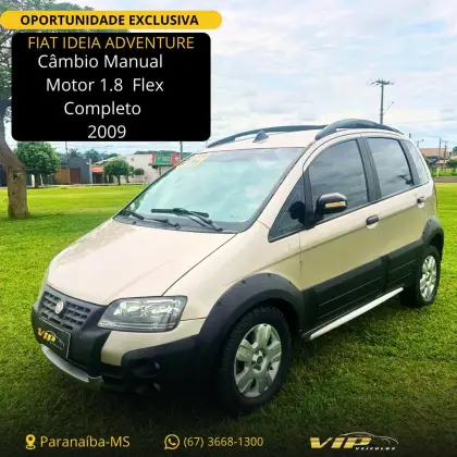 FIAT IDEA 1.8 MPI ADVENTURE 8V FLEX 4P MANUAL FIAT IDEA 1.8 MPI ADVENTURE 8V FLEX 4P MANUAL