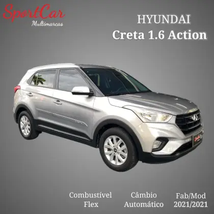 HYUNDAI CRETA 1.6 16V FLEX ACTION AUTOMÁTICO HYUNDAI CRETA 1.6 16V FLEX ACTION AUTOMÁTICO