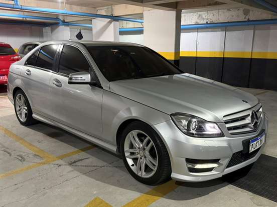 MERCEDES-BENZ-C 180-1.6 CGI SPORT 16V TURBO GASOLINA 4P AUTOMÁTICO MERCEDES-BENZ-C 180-2013