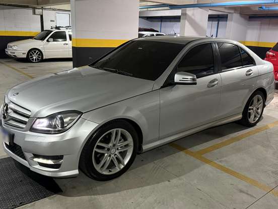 MERCEDES-BENZ-C 180-1.6 CGI SPORT 16V TURBO GASOLINA 4P AUTOMÁTICO MERCEDES-BENZ-C 180-2013