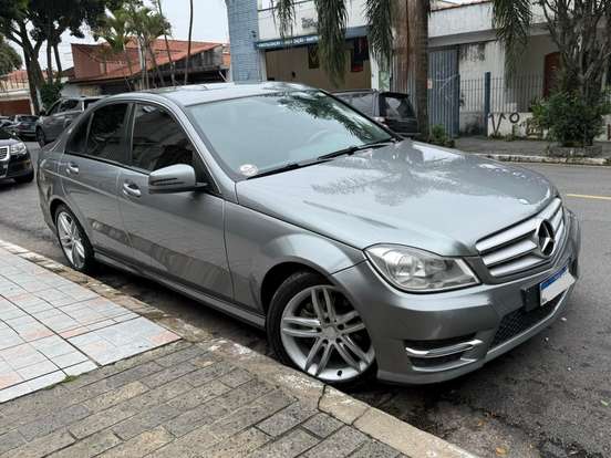 MERCEDES-BENZ-C 180-1.6 CGI SPORT 16V TURBO GASOLINA 4P AUTOMÁTICO MERCEDES-BENZ-C 180-2014