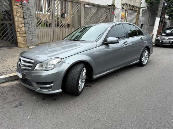 MERCEDES-BENZ-C 180-1.6 CGI SPORT 16V TURBO GASOLINA 4P AUTOMÁTICO MERCEDES-BENZ-C 180-2014