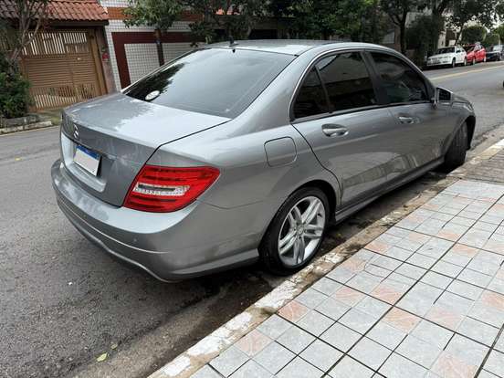 MERCEDES-BENZ-C 180-1.6 CGI SPORT 16V TURBO GASOLINA 4P AUTOMÁTICO MERCEDES-BENZ-C 180-2014
