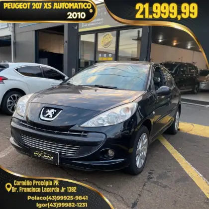 PEUGEOT 207 1.6 XS 16V FLEX 4P AUTOMÁTICO