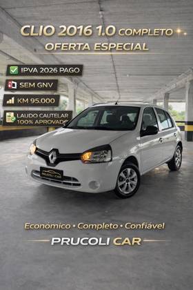 RENAULT CLIO 1.0 EXPRESSION 16V FLEX 4P MANUAL
