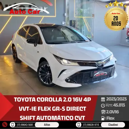 TOYOTA COROLLA 2.0 VVT-IE FLEX GR-S DIRECT SHIFT