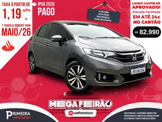 HONDA FIT 1.5 EX 16V FLEX 4P AUTOMÁTICO