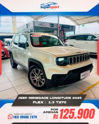JEEP RENEGADE 1.3 T270 TURBO FLEX LONGITUDE AT6