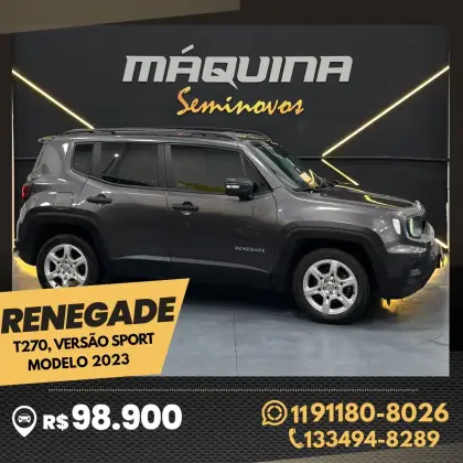 JEEP RENEGADE 1.3 T270 TURBO FLEX SPORT AT6 JEEP RENEGADE 1.3 T270 TURBO FLEX SPORT AT6