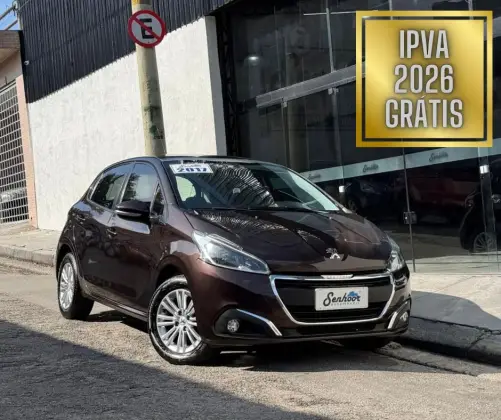 PEUGEOT 208 1.6 ALLURE 16V FLEX 4P AUTOMÁTICO PEUGEOT 208 1.6 ALLURE 16V FLEX 4P AUTOMÁTICO
